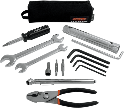 CRUZTOOLS Tool Kit - Ultra-Compact - Zipper Pouch - Japanese Motorcycle/ATV/Snow SKJAS