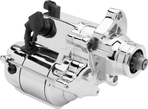 Twin Power 07-17 Big Twins +06 Dyna Exc M8 1.4 Kw Starter Chrome Replaces H-D 31618-06A