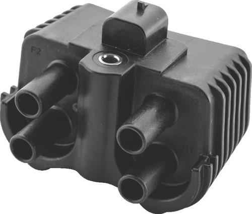 Twin Power 18-Up Softail Ignition Coil Black Replaces H-D 31600067 .4 ohm