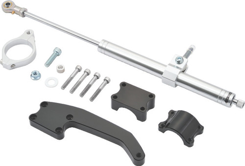 Twin Power 17-Up FLH FLT Models Satin Finish Steering Damper Kit