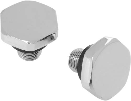 DRAG SPECIALTIES Fork Tube Cap - Upper - Chrome 23-0203A