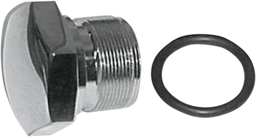 COLONY Fork Tube Cap - Upper - Chrome - Custom Design - '71-'72 FX | '52-'72 XL 7621-1