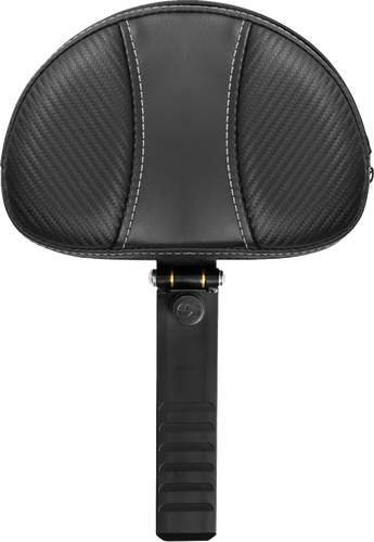 SADDLEMEN Backrest - Dominator - Carbon Fiber w/ Gray Stitching - XL '04-'22 15708D