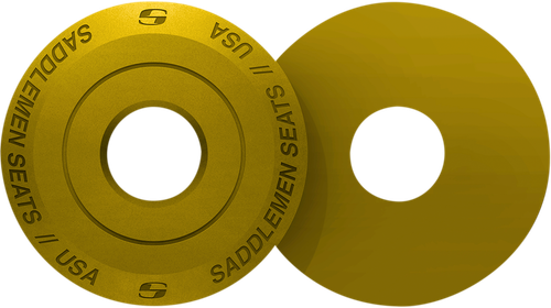 SADDLEMEN Fender Seat Washer - Gold 14707GD