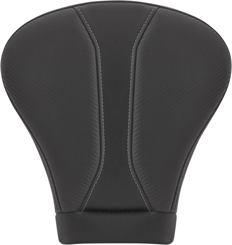 SADDLEMEN Dominator Pillion Pad - Extended Reach/Touring - Black w/ Gray Stitching - FL '08-'25 808-07B-0142EXT