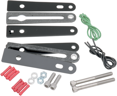 SADDLEMEN Turn Signal Relocation Kit - Sportster - Black 2020-0422