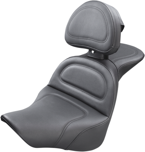 SADDLEMEN Explorer Seat - w/ Driver Backrest - FL/FX '18-'24 818-27-030