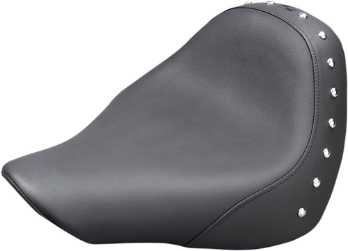 SADDLEMEN Seat - Renegade™ Solo - Black - Studded - FL/FX '18-'24 818-27-001