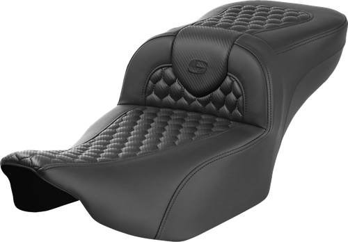 SADDLEMEN Roadsofa™ Extended Reach Seat - without Backrest - Honeycomb - FLTR/FLHX '23-'24 823-07-19000