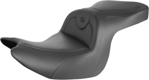 SADDLEMEN RoadSofa™ Seat - without Backrest - Black/Black Stitching - GL1800 '18-'24 H18-07-187