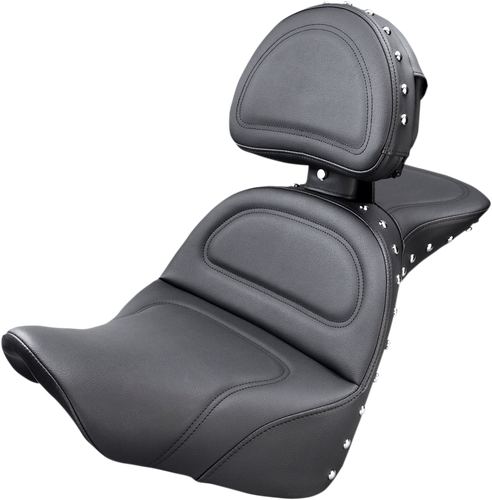SADDLEMEN Explorer Special Seat - Studded - w/ Backrest - FL/FX '18-'24 818-27-040