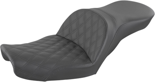 SADDLEMEN Explorer Seat - Lattice Stitched - Dyna '96-'03 896-04-029LS