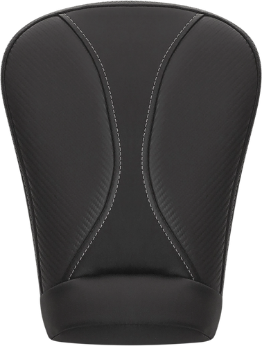 SADDLEMEN Dominator Pillion Pad - Extended Reach - Black w/ Gray Stitching - FL '08-'25 808-07B-0162EXT
