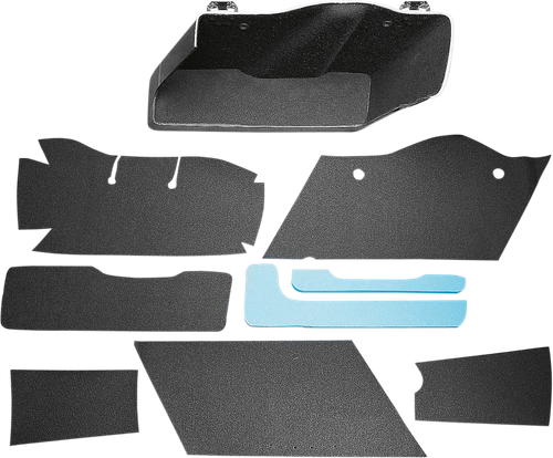 DRAG SPECIALTIES SEATS Saddlebag Lining Kit - Black - FL '93-'13 DS710116