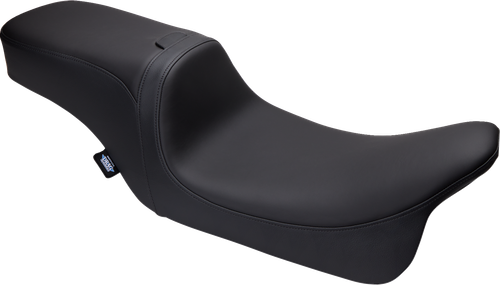 DRAG SPECIALTIES SEATS Predator 2-Up Seat - Solar Leather - Smooth - w/ Backrest Receptacle - FL '08-'23 0801-1501
