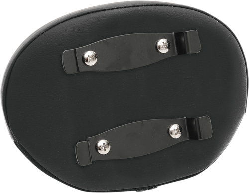 DRAG SPECIALTIES SEATS Oval Sissy Bar Pad - Black - Pillow - 2" Thick 0822-0344