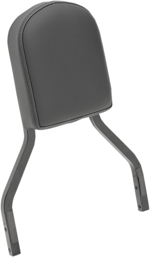 DRAG SPECIALTIES SEATS Sissy Bar Pad - Short - Smooth - Solar Reflective Leather Top Stitch - 2" Thick 0822-0299