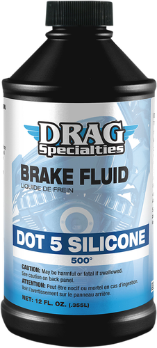 DRAG SPECIALTIES OIL DOT 5 Brake Fluid - 12 U.S. fl oz. 37030014