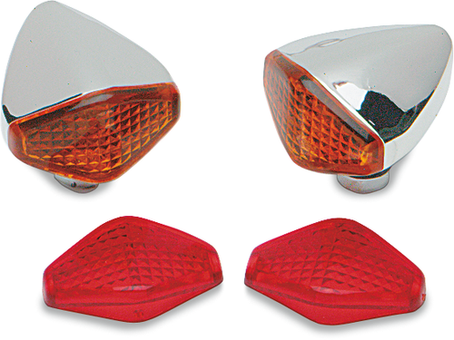 DRAG SPECIALTIES Diamond Lights - Single Filament 12-6034KS-BC242