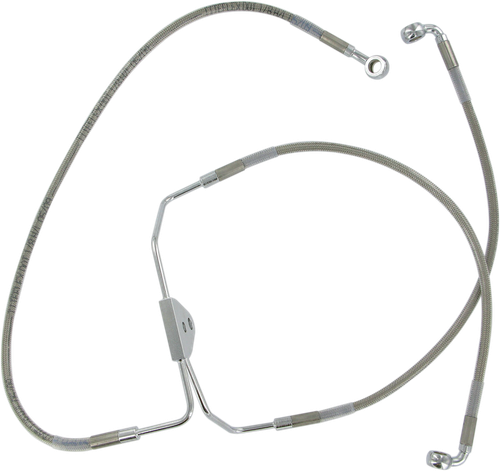 DRAG SPECIALTIES Brake Line - Front (Lower/Upper) - Stainless Steel 620085