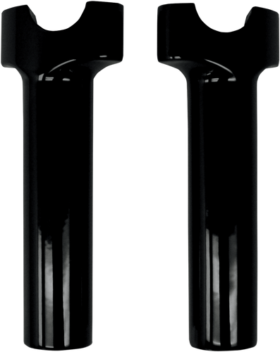 DRAG SPECIALTIES Buffalo Billet Aluminum Handlebar Risers - 6" - Black 0602-0521
