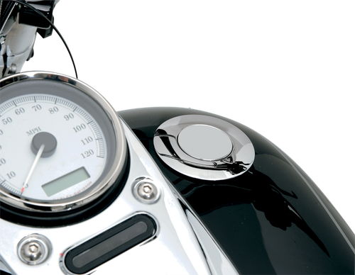 DRAG SPECIALTIES Gas Cap - Large - Vented - Pop-Up - Chrome T03-0336-A