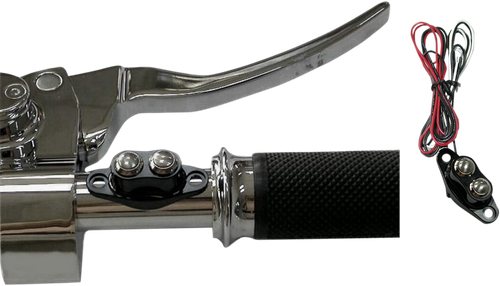 DRAG SPECIALTIES Duet Handlebar Switch Kit - Dual Button - Black 370492