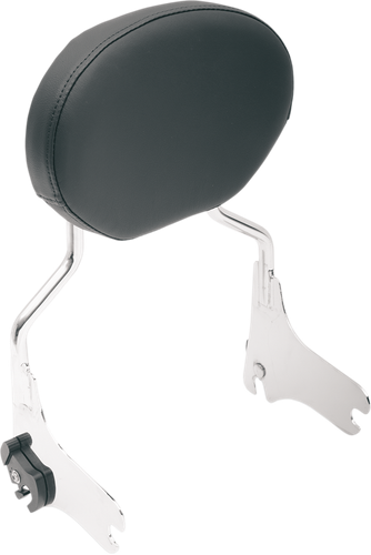 DRAG SPECIALTIES SEATS Oval Sissy Bar Pad - Smooth - Black - FL '99-'22 0822-0431