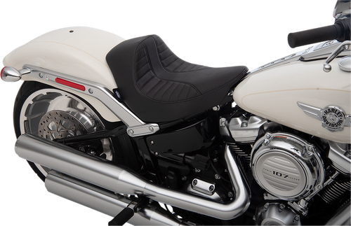 DRAG SPECIALTIES SEATS EZ-Solo Seat - Scorpion Stitch - Vinyl - FLFB/S '18-'25 0802-1185