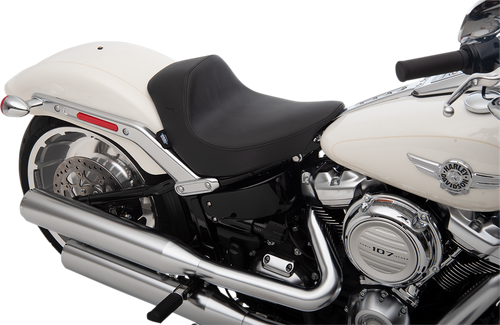DRAG SPECIALTIES SEATS EZ-Solo Seat - Smooth - Solar-Reflective Leather - FLFB/S '18-'22 0802-1184