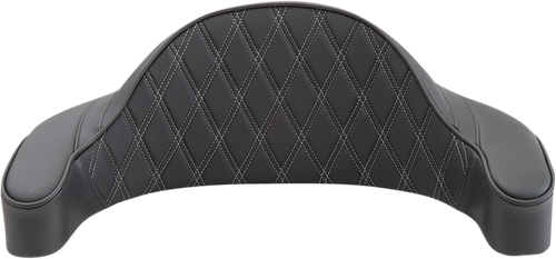 DRAG SPECIALTIES SEATS King-Pak Pad - Double Diamond - Silver Thread - Road King '94-'13 0822-0436