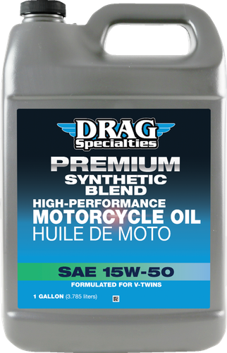 DRAG SPECIALTIES OIL Motorcycle Oil - 15W-50 - 1 US gallon 215908
