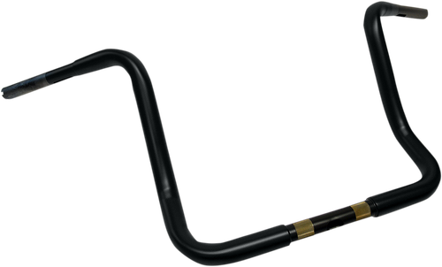 DRAG SPECIALTIES 1-1/4" Buffalo Touring Handlebar - 13" - TBW - Flat Black 0601-3508