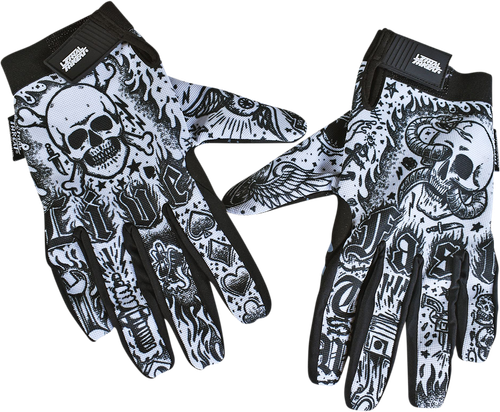 LETHAL THREAT Tattoo Gloves