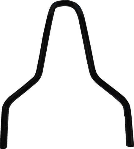 DRAG SPECIALTIES Round Sissy Bar - Black - 11"H X08-0044GBR