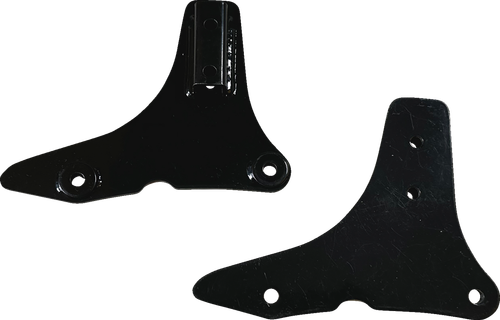 DRAG SPECIALTIES Side Plates - Black X08-0013GB