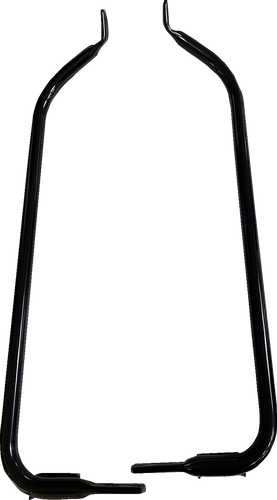 DRAG SPECIALTIES Saddlebag Support Brackets - Black - FL '04-'08 S77-0134GB