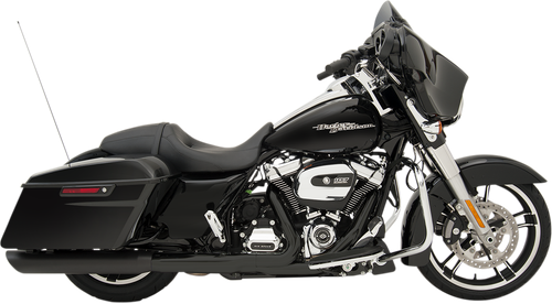 DRAG SPECIALTIES 4" Slashdown Slip-On Mufflers - Black H00968