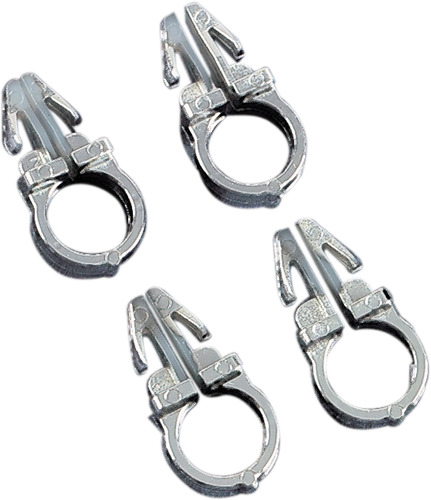 DRAG SPECIALTIES Handlebar Wiring Clips- 3/8" 31-0001-4-HC3