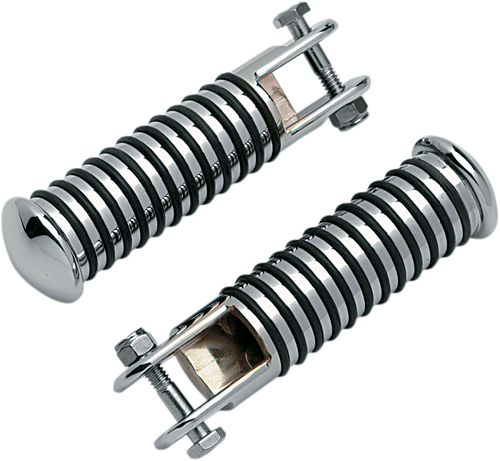 DRAG SPECIALTIES Foot Pegs - Round - Ribbed 362096-BC3