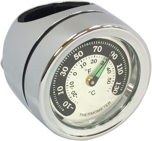 DRAG SPECIALTIES Handlebar Mount Thermometer - Chrome - For 1" Bar O91-6821TN
