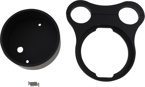 DRAG SPECIALTIES 1.5" T-Bar Gauge Mount - Gloss Black - For OEM Gauge 2210-0562