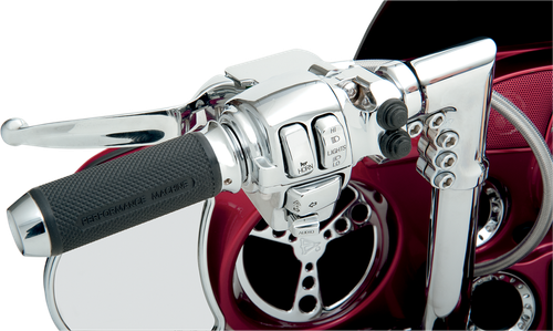 DRAG SPECIALTIES Switch Cap Kit - Audio/Cruise - Chrome H18-033700-C
