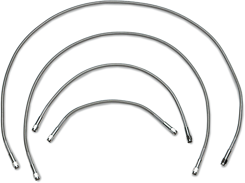 DRAG SPECIALTIES Universal Brake Line - Clear - 9" 809