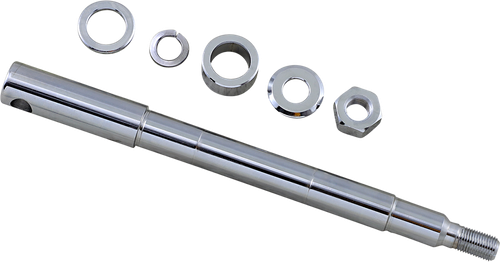 DRAG SPECIALTIES Axle Kit - Front - Chrome - '87-'99 Harley-Davidson 339185