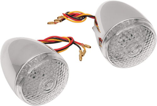 DRAG SPECIALTIES Turn Signal Kit - Clear/Amber - Front 20-6579BCLED