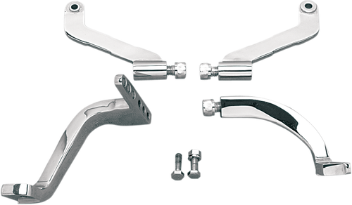 DRAG SPECIALTIES Floorboard Mounting Brackets - Chrome - FLT/FLHT 057091-BC5