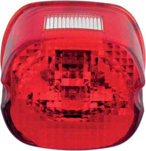 DRAG SPECIALTIES Laydown Taillight Lens - Red 12-0402C