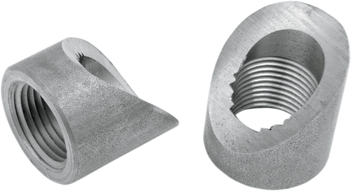DRAG SPECIALTIES Weld-in O2 Sensor Bungs - 18 mm - 45° - Pair 1861-0694