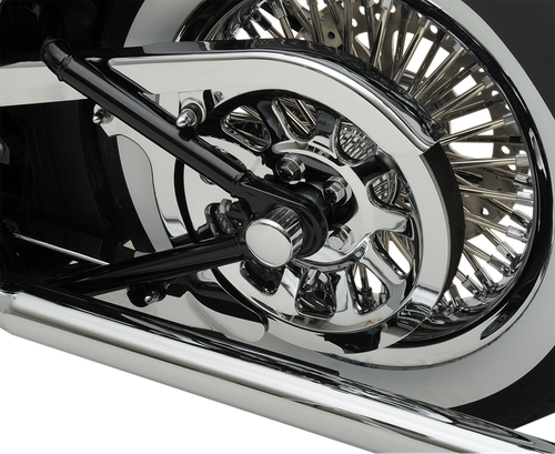 DRAG SPECIALTIES Axle Caps - Chrome - Rear - Pair W16-0332